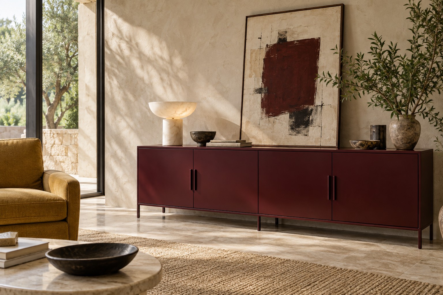 Thoughtful living room storage — design concept